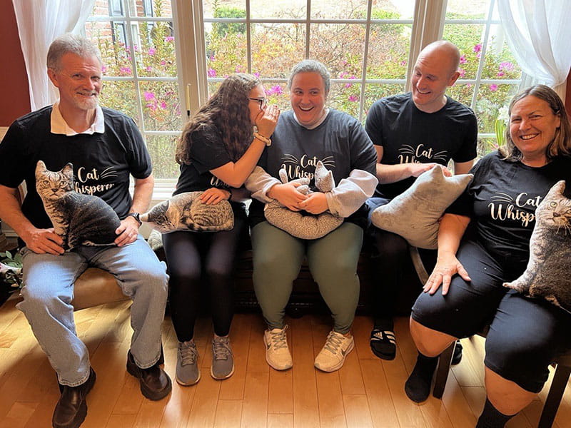 Family fun at the Mitchell home in Columbia, South Carolina