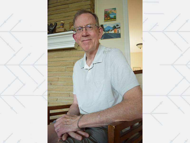 Brent Calhoun seated indoors in 2025