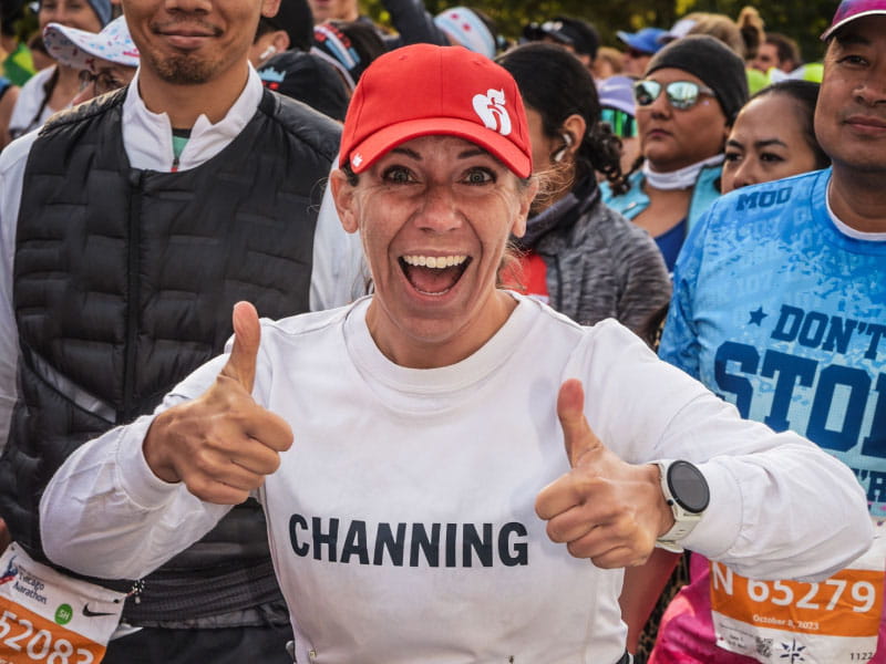 Channing Muller survived two heart attacks despite not having any major risk factors. Since then, she has finished eight marathons. (Photo courtesy of Channing Muller)