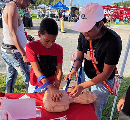 CPR Kits Distribution Feed-A-Palooza Event 7-19-25