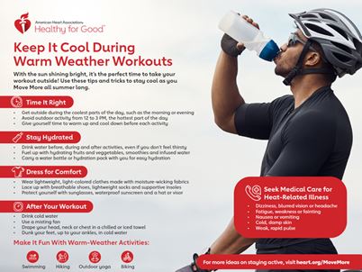 Keep it cool during warm weather workouts thumbnail