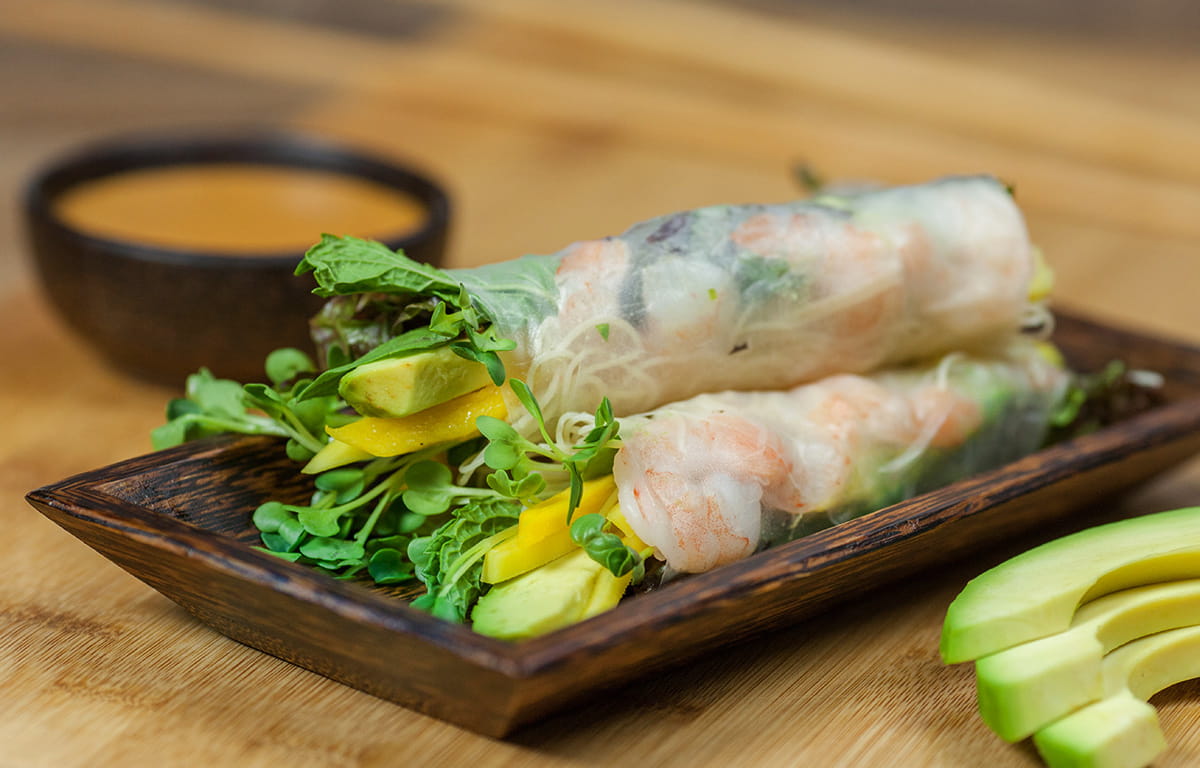 Avocado Shrimp Summer Spring Roll