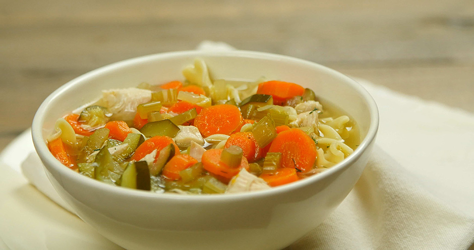 Hearty chicken noodle deals soup