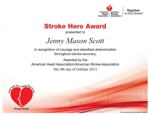 jenny mason certificate