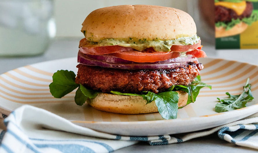 Spicy Avocado Plant-Based Burger | American Heart Association