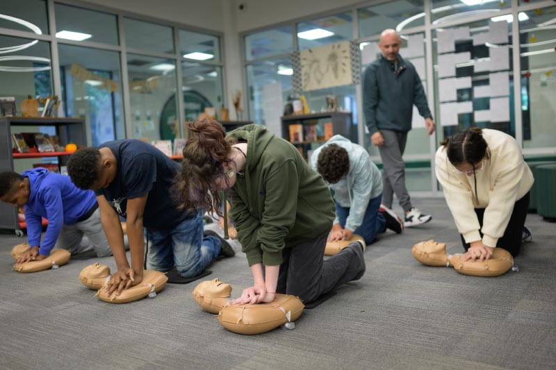 CPR training is a high school graduation requirement for millions of students across the U.S. (American Heart Association)