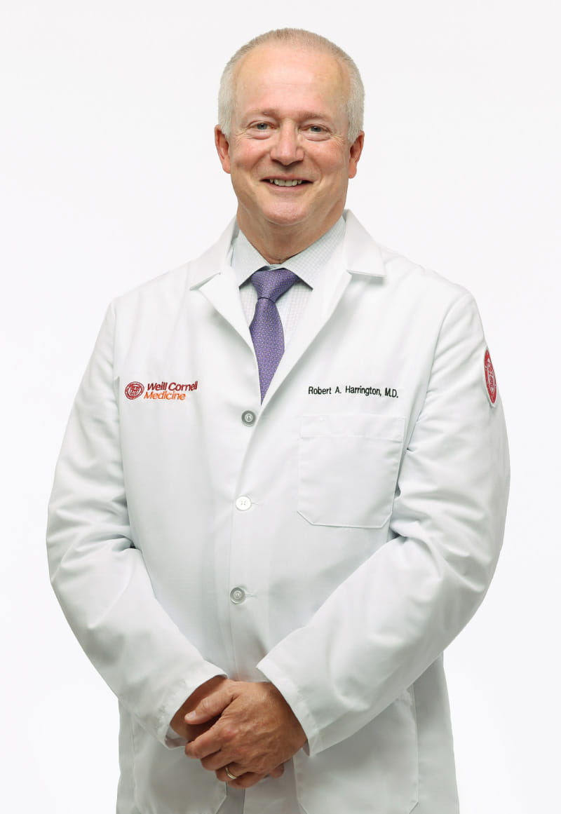 Robert (Bob) A. Harrington, M.D., FAHA (Photo courtesy of Weill Cornell Medicine)