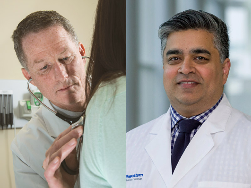 Dr. James de Lemos (left) and Dr. Sandeep Das (Photos courtesy of Drs. de Lemos and Das)