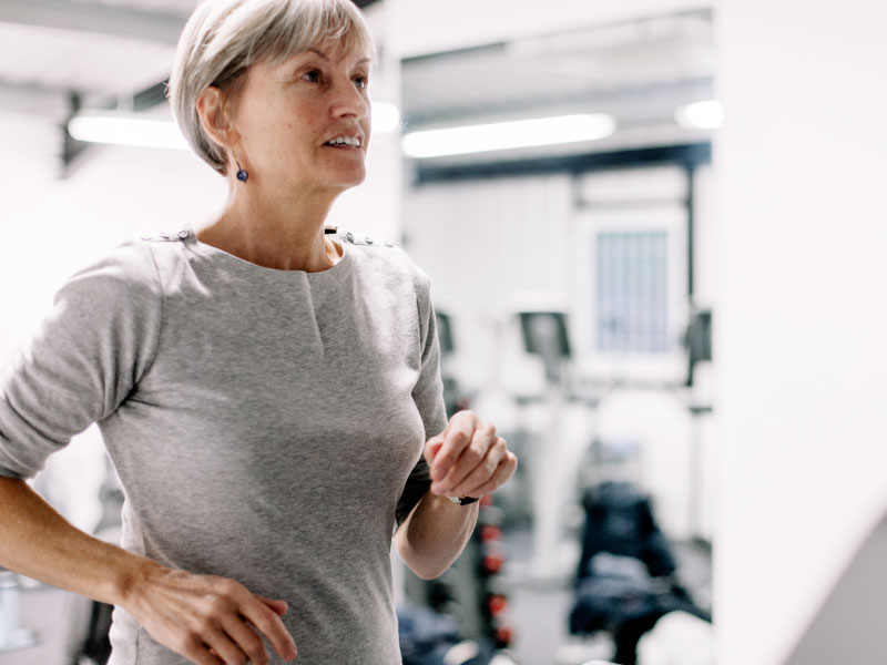 Woman exercising