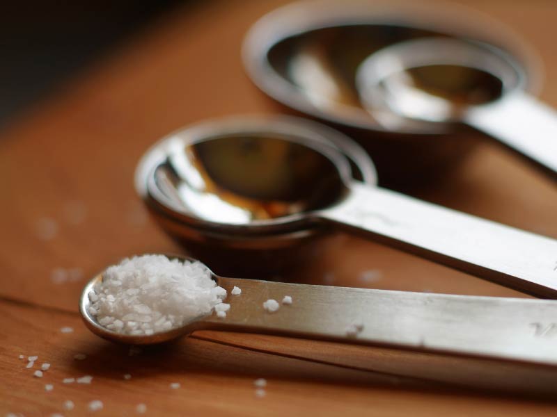 Eating too much salt is the single biggest cause of high blood pressure.