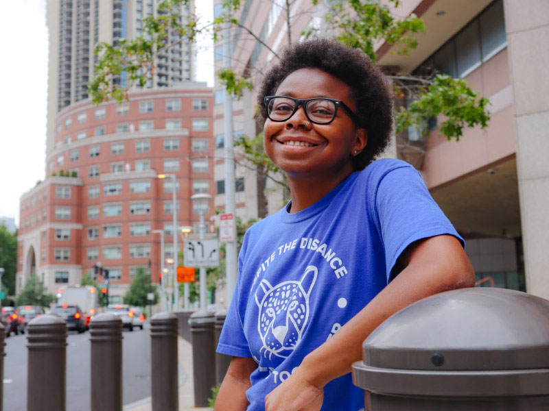 Vickie Lahai was in a youth shelter when she first learned about Breaktime. (Photo by Sam Goodman/Breaktime)