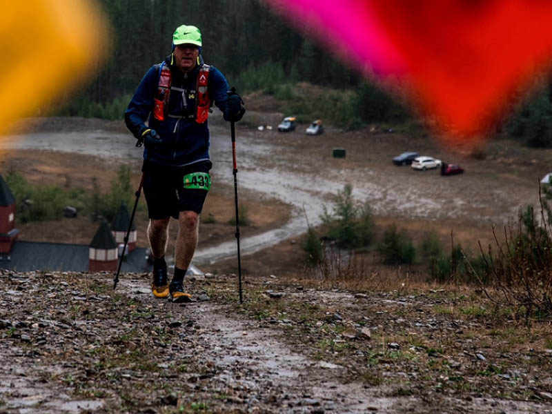 Stroke survivor Jeff Vallance recently completed an ultramarathon. (Photo by Raven Eye Photography)