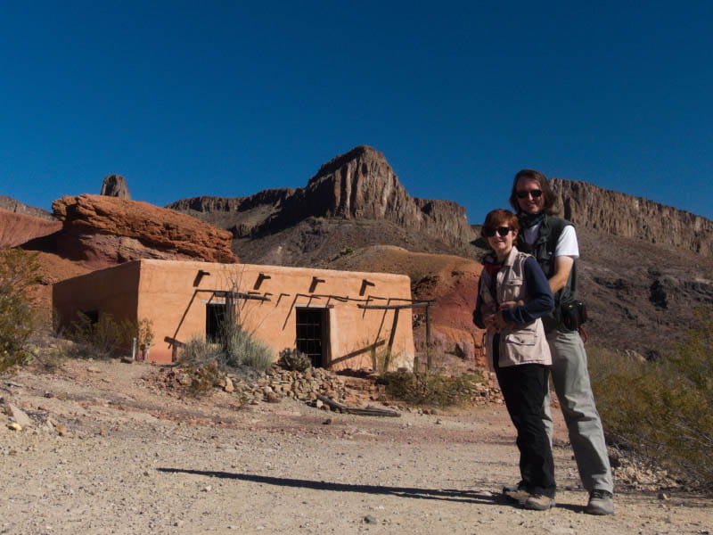 Karl Rorabacher with his wife, Deb, at Big Bend Ranch State Park in Texas five months after his heart attack in June 2020. (Photo courtesy of Karl Rorabacher)