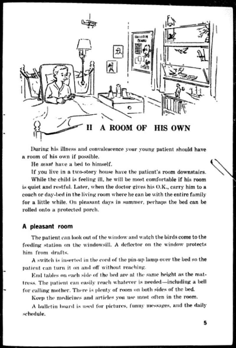 A page from the 1959 American Heart Association booklet, 