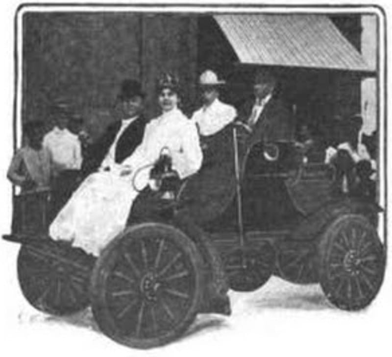 Jessamyn Whitney was reportedly the first woman to drive a car in Puerto Rico.  (From Motor Age Vol. 5)