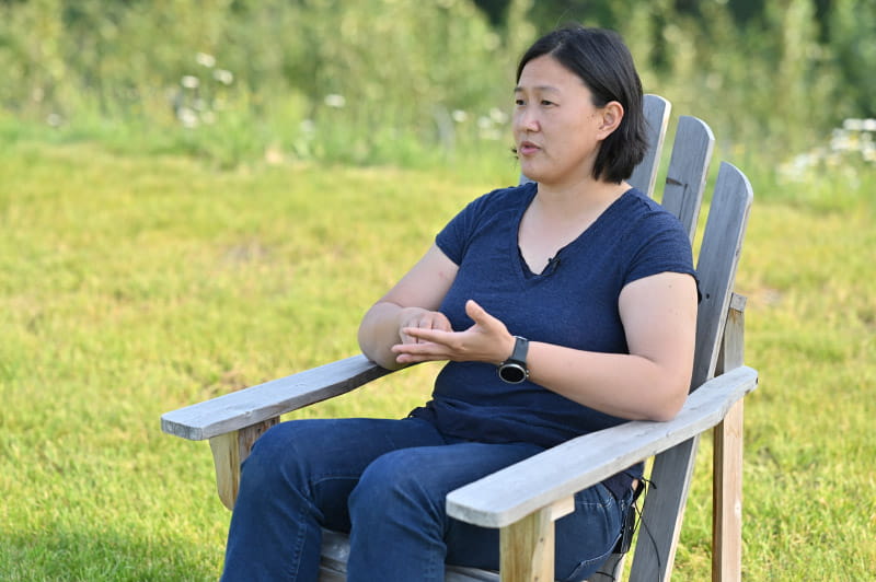 Dr. Lucy He, a neurosurgeon in Anchorage, moved to Alaska after being trained in Nashville. (Photo by Walter Johnson Jr./American Heart Association)