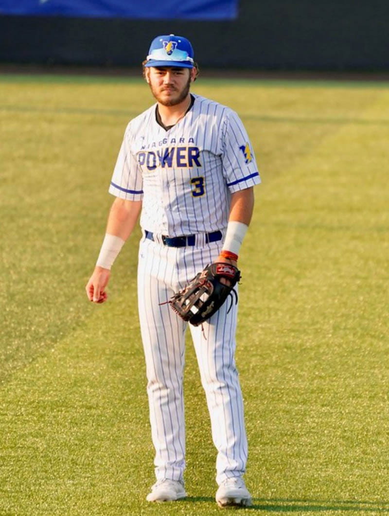 Nick DiCarlo returned to playing baseball just weeks after pushing himself through cardiac rehabilitation. (Photo courtesy of Amanda Baluch)