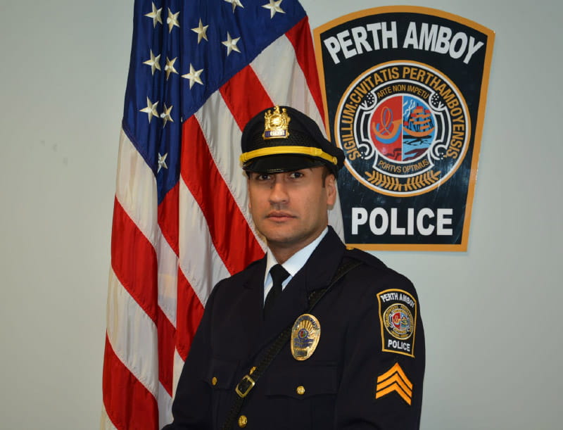Rafaelito Cruz returned to work five months after his cardiac arrest. (Photo courtesy of Perth Amboy Police Department)