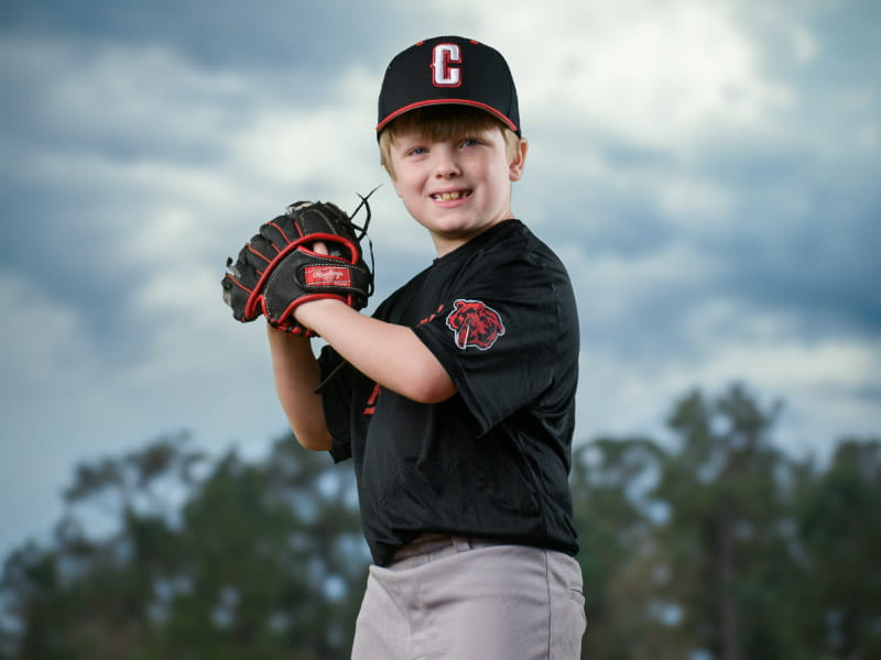 Connor Hall was diagnosed with Kawasaki Disease at 18 months old. He is now a healthy 8-year-old. (Photo courtesy of the Hall family)