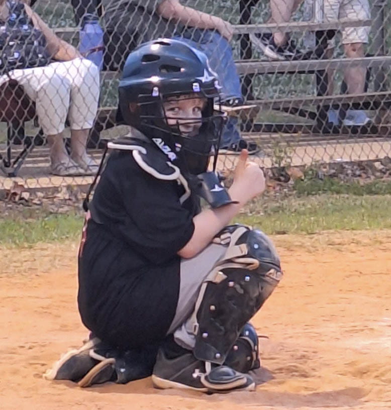 Connor Hall is still going strong for his age and loves to play baseball. (Photo courtesy of the Hall family)