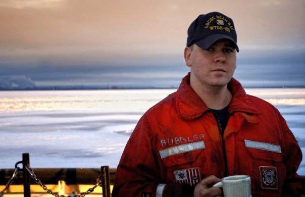 Stroke survivor Sean Bretz, shown before his stroke, found his calling in the Coast Guard. (Photo courtesy of Sean Bretz)