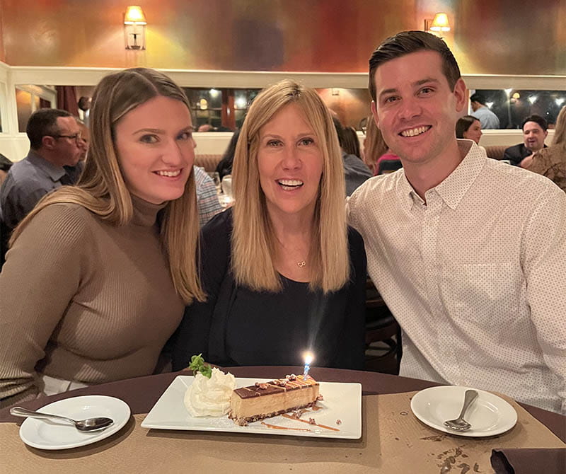 Beth Murphy (center) with her children, Caitlyn (left) and Connor. (Photo courtesy of Beth Murphy)