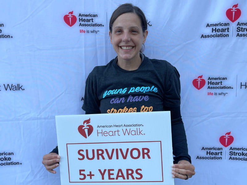 Stroke survivor Ashley Hammontree. (Photo courtesy of Ashley Hammontree)