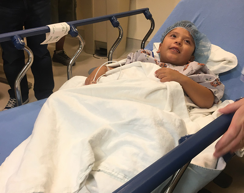 Frankie Saldivar before his open-heart surgery in 2018. (Photo courtesy of Maria Saldivar)