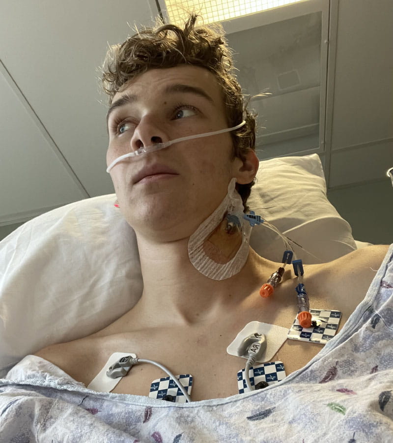 Ben Pastva was scared – but hopeful – about getting a new heart. (Photo courtesy of Kelly Weaver)