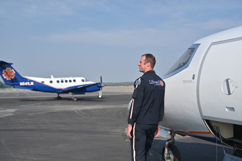 Matthew Kuhns is a third-generation paramedic. He considered other careers and living in mainland U.S., but felt a calling to help his fellow Alaskans. (Photo by Walter Johnson Jr./American Heart Association)