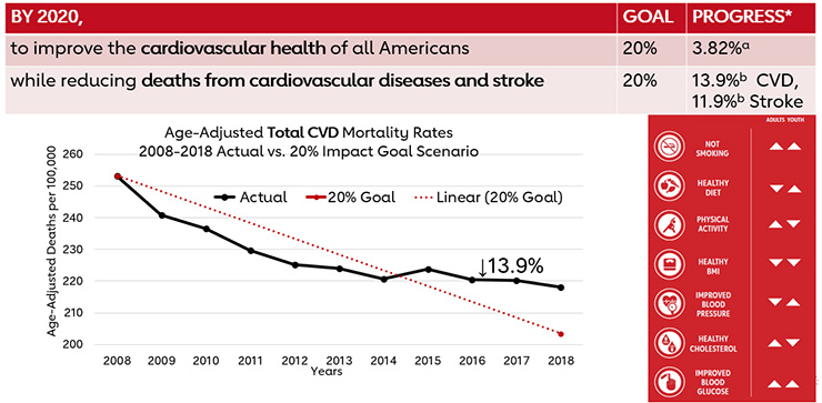 Chart of 2020 Impact Goal Progress