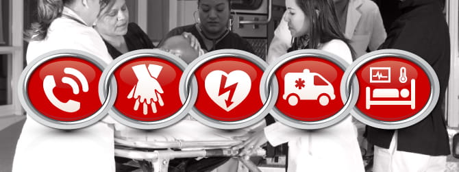 Women performing CPR