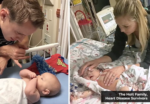 The Holt Family, Heart Disease Survivors