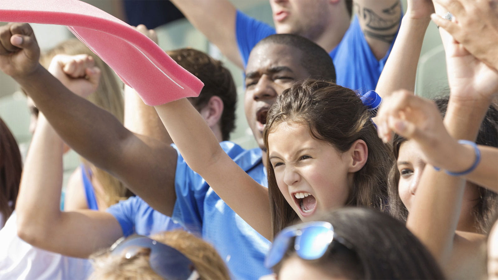 Fans cheering