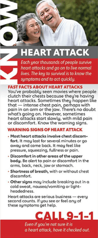 Know Heart Attack card