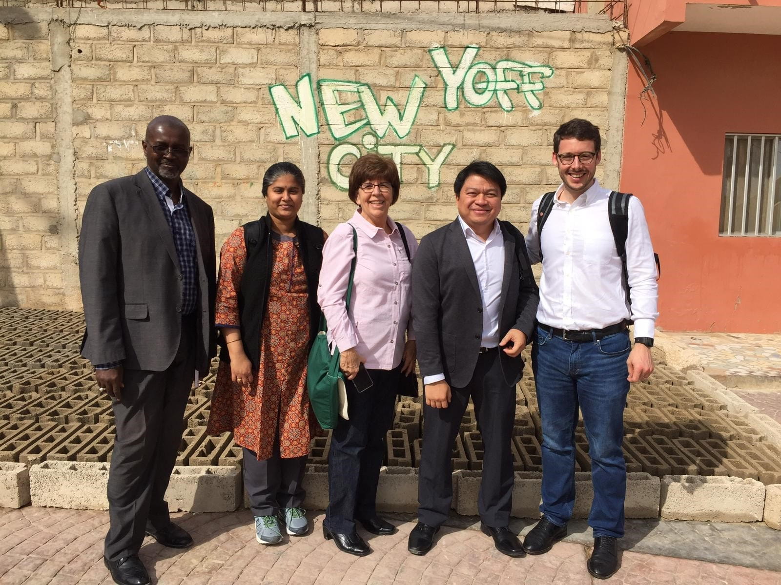 The AHA team with Novartis in a BHBC district in Dakar, Senegal