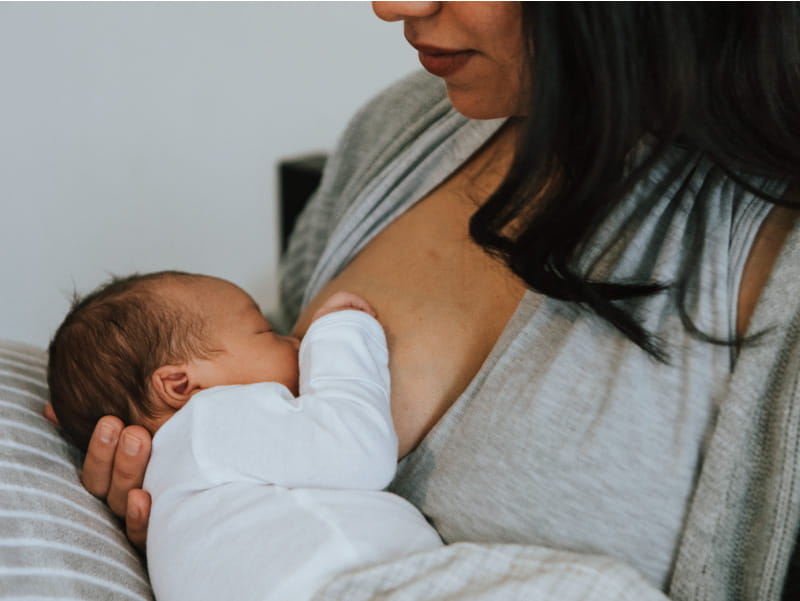 Mother breastfeeding.